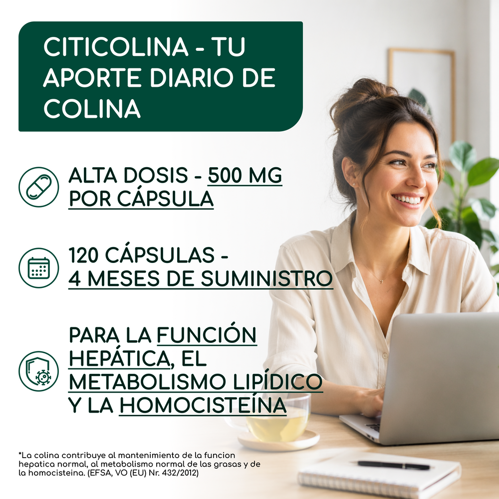 Cholin | 120 capsules (es)