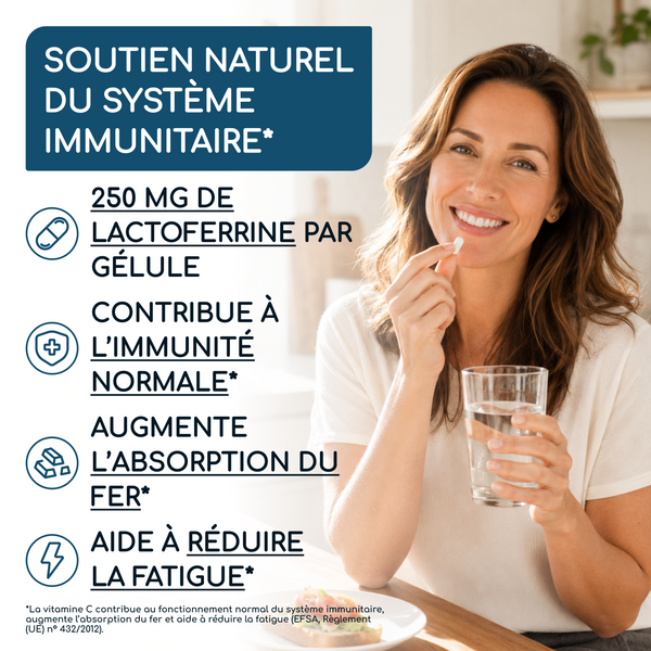 Lactoferrin | 90 capsules (fr)