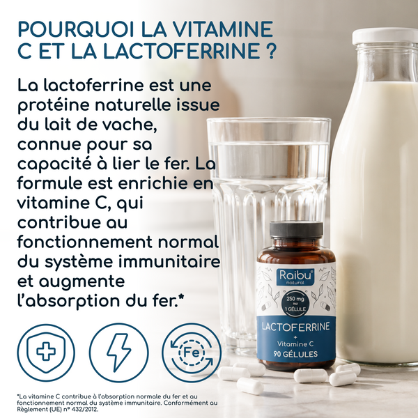 Lactoferrin | 90 capsules (fr)