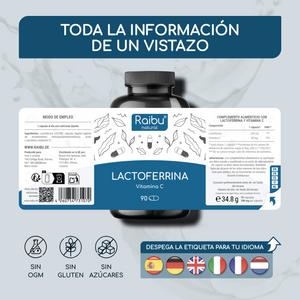 Lactoferrina | 90 cápsulas