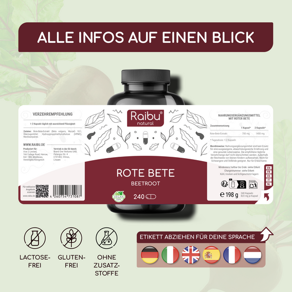 Beetroot | 240 capsules (eu)