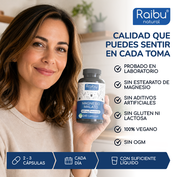 Magnesium Malate | 240 capsules (es)