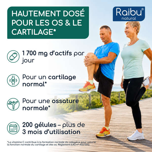 Glucosamine Chondroitin | 200 capsules (fr)