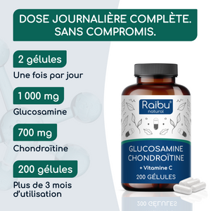 Glucosamine Chondroitin | 200 capsules (fr)