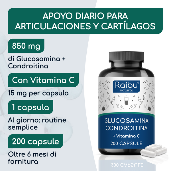Glucosamine Chondroitin | 200 capsules (it)