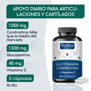 Glucosamina Condroitina | 200 cápsulas