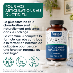 Glucosamine Chondroitin | 200 capsules (fr)