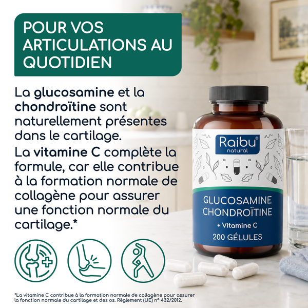 Glucosamine Chondroitin | 200 capsules (fr)