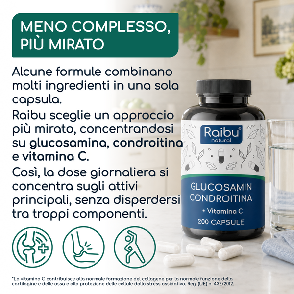 Glucosamine Chondroitin | 200 capsules (it)