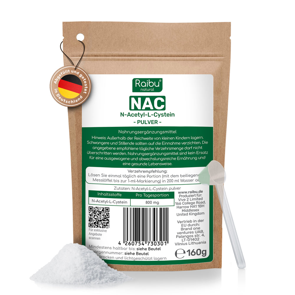 Polvo de NAC | Para 6 meses (eu)