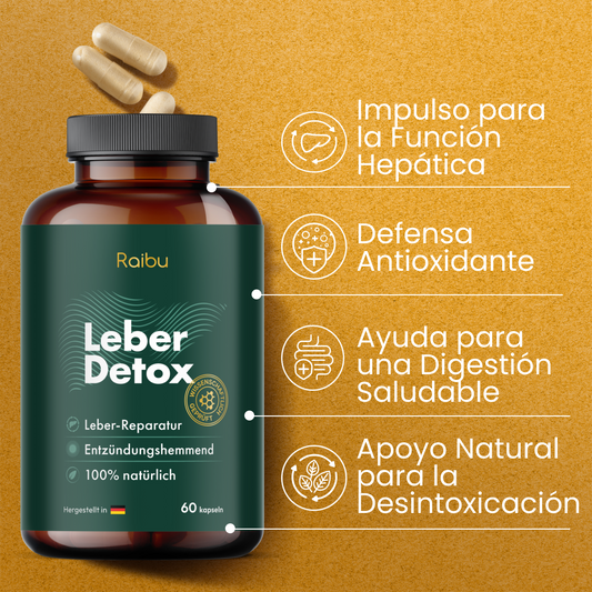 Detox Hepático | Soporte Avanzado para el Bienestar Hepático | 60 Cápsulas