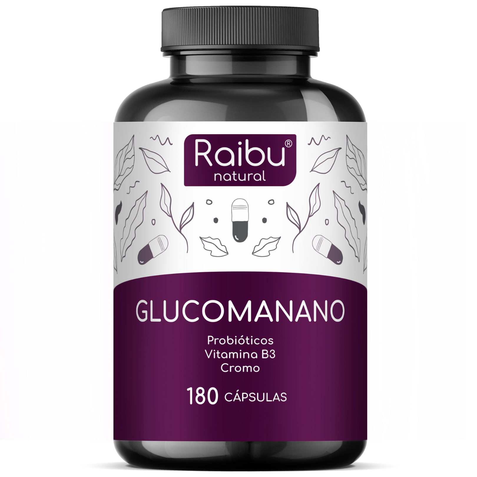 Glucomanano | 180 cápsulas
