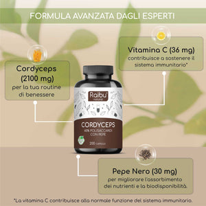 Cordyceps (dose elevata) |200 cap.