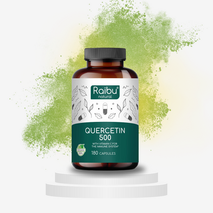 Quercetina 500mg con vitamina C | 180 Cap.