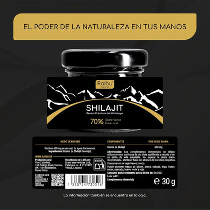 Shilajit Puro del Himalaya | 30 g