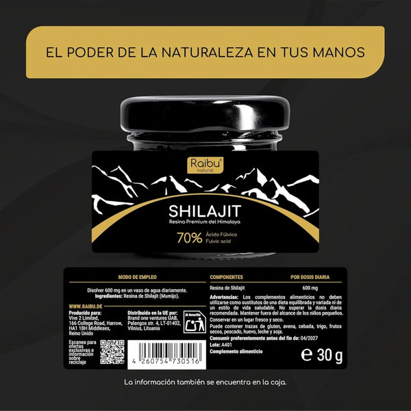 Shilajit | 50 porzioni